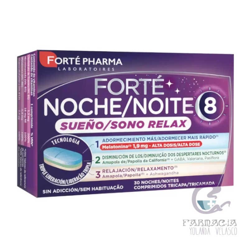 Forte Pharma Noche Sueño Relax 30 Comprimidos