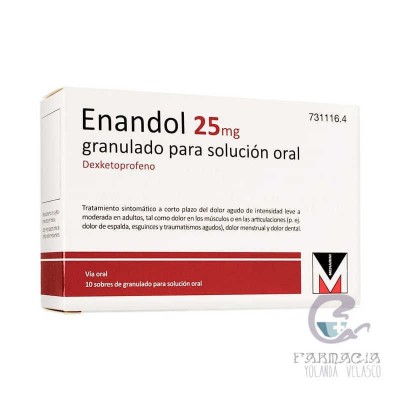 Enandol 25 mg 16 Sobres Solución Oral