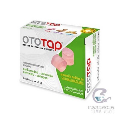 Tapones Oídos Silicona Ototap 6 Unidades