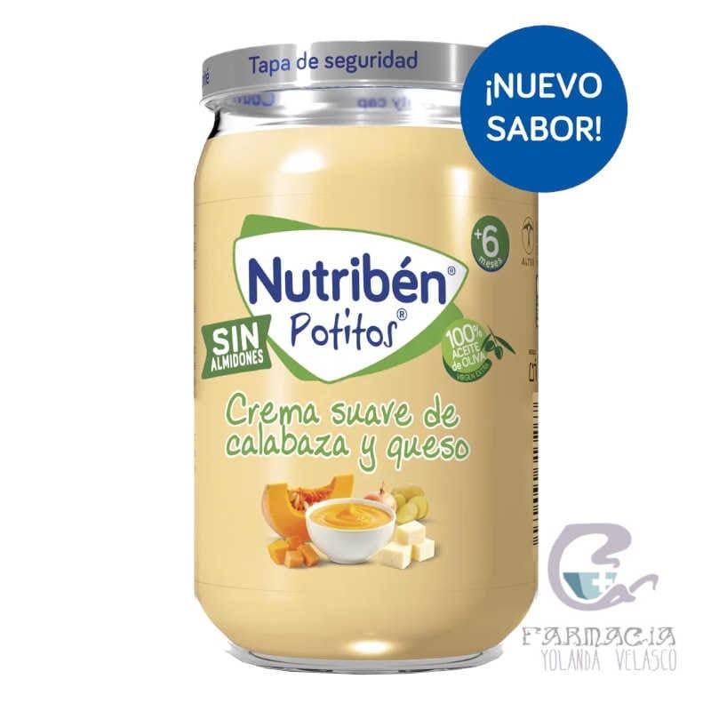 Nutriben Potitos Crema Suave de Calabaza y Queso 235 gr