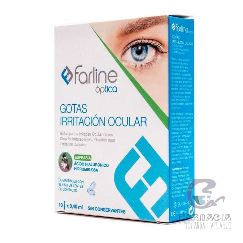 Farline Óptica Gotas Irritación Ocular 10 Monodosis