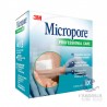 3M Micropore Esparadrapo Hipoalergico Papel 5m x 2,5 cm