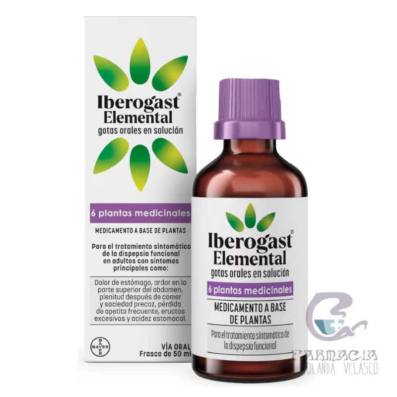 Iberogast Elemental 1 Frasco Gotas Orales en Solución 50 ml