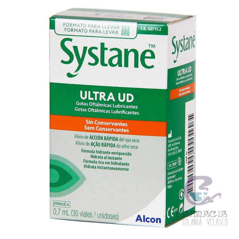 Systane Ultra Unidosis Gotas Oftálmicas Lubricantes 30 Monodosis
