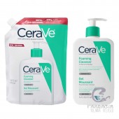 Cerave Pack Gel Limpiador Espumoso 473 ml + Refill