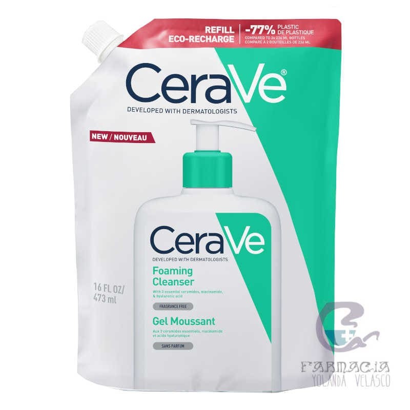 Cerave Limpiador Espumoso 473 ml Recarga