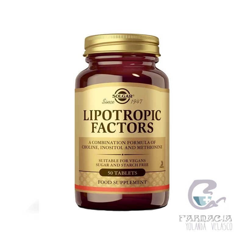 Solgar Factores Lopotropicos 50 Comprimidos