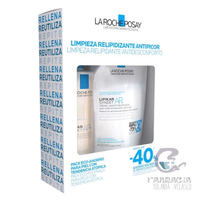 La Roche Posay Lipikar Syndet AP+ Crema de Ducha + Recarga 400 ml