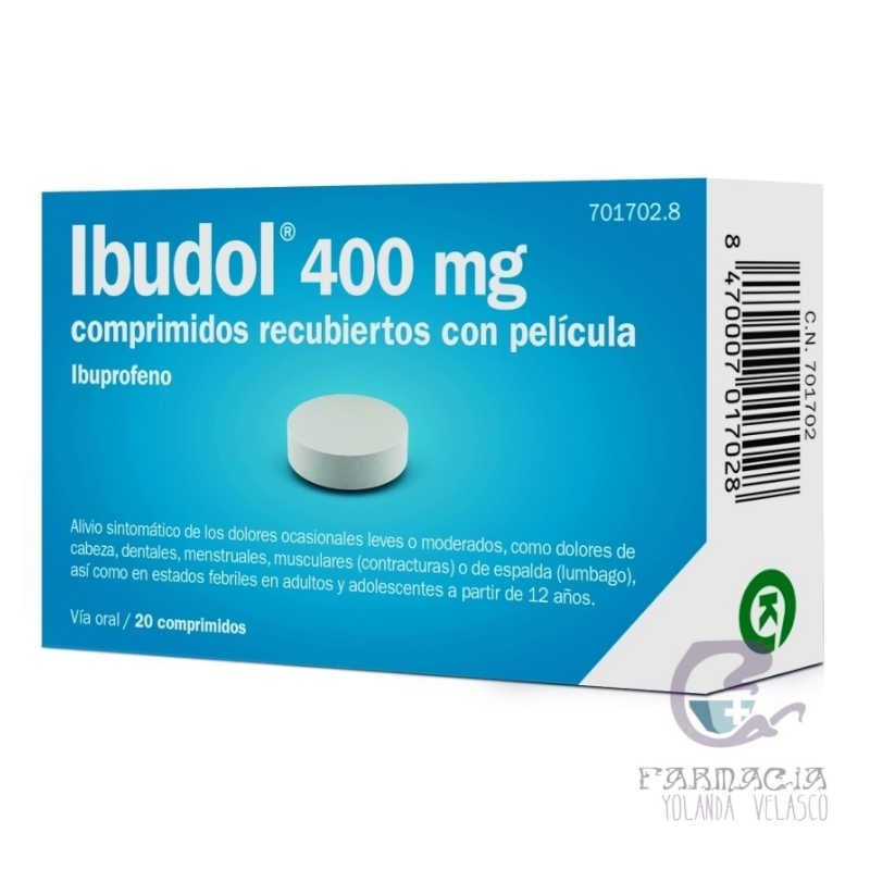 Ibudol EFG 400 mg 20 Comprimidos Recubiertos