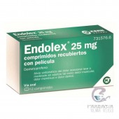 Endolex 25 mg 12 Comprimidos