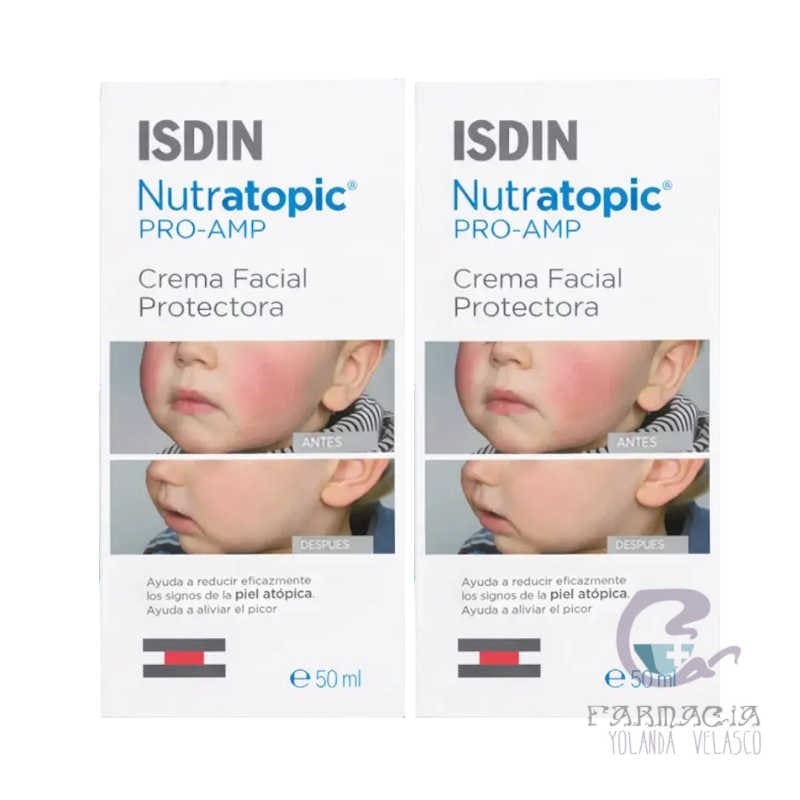 Isdin Nutratopic Crema Facial Duplo 2x50 ml