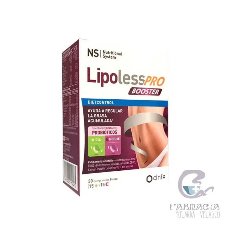 NS Dietcontrol Lipoless Pro Booster 30 Comprimidos Bicapa
