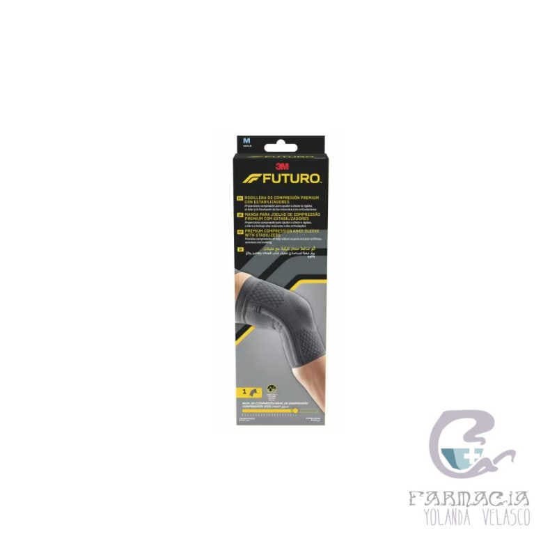 Rodillera + Estabilizador 3M Futuro Compresión Premium Talla M