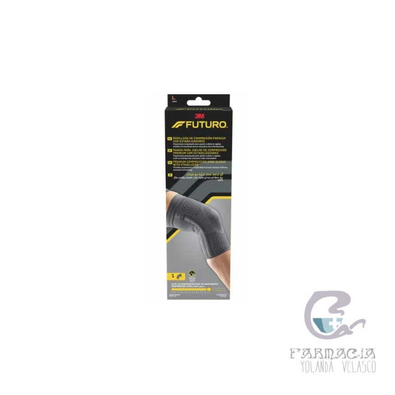 Rodillera + Estabilizador 3M Futuro Compresión Premium Talla L
