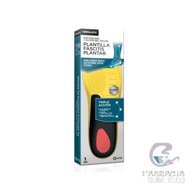 Plantilla Terapeutica Fascitis Plantar Farmalastic 2 Unidades Talla S