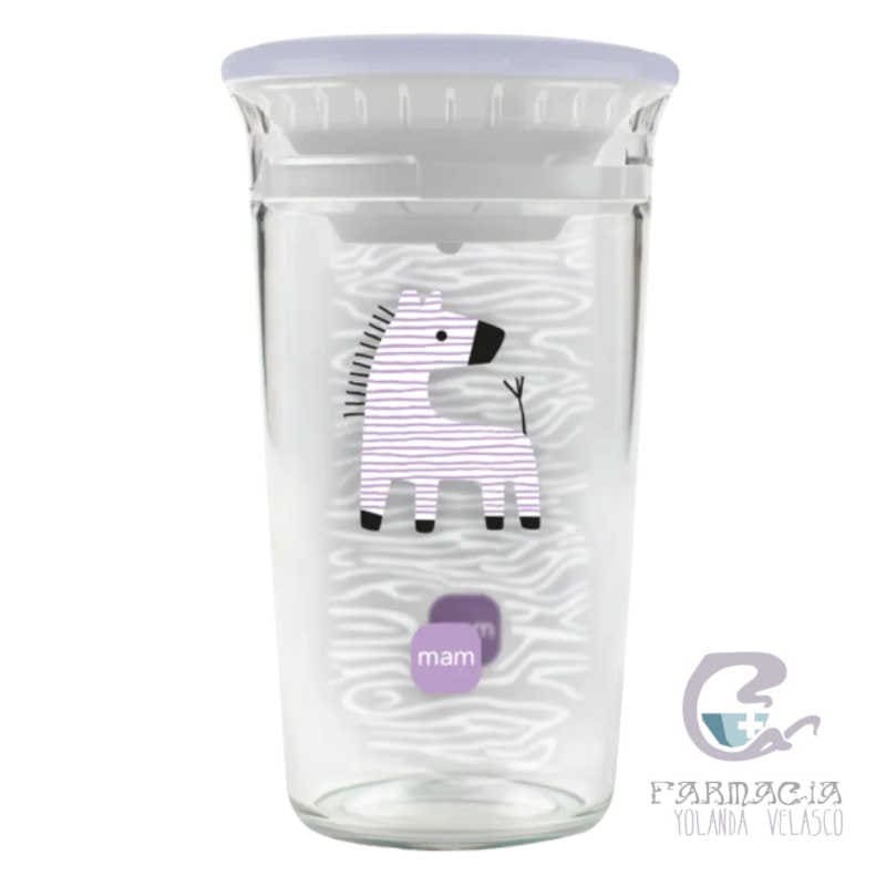 Vaso de Aprendizaje Mam Easy to Drink Cup +8 Meses 290 ml Rosa