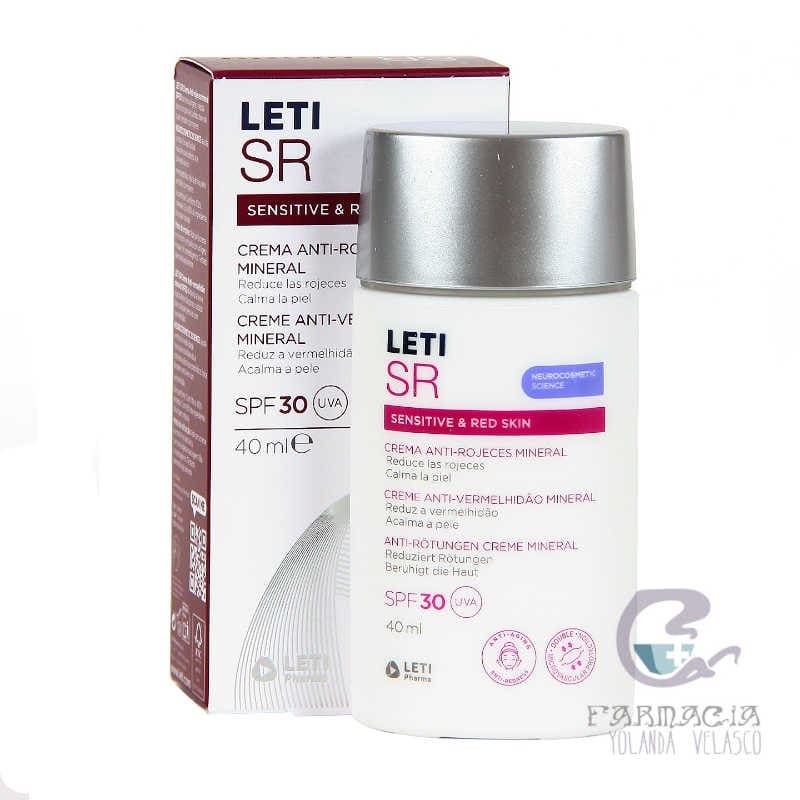LetiSr Crema Mineral Tratamiento de Rojeces SPF30 40 ml