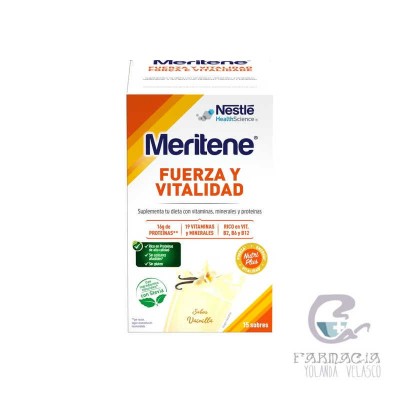 Meritene 30 g 15 Sobres Vainilla