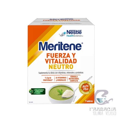 Meritene Neutro al Plato 50 g 7 Sobres Neutro