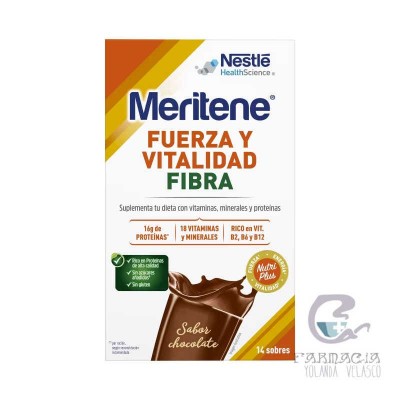 Meritene Fibra 35 g 14 Sobres Chocolate