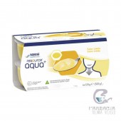 Resource Aqua+ Gelificada 4 Tarrinas 125 gr Sabor Limón