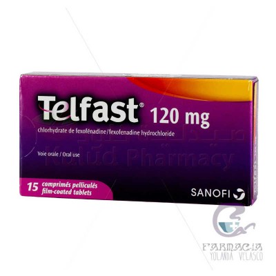 Telfast 120 mg 15 Comprimidos Recubiertos