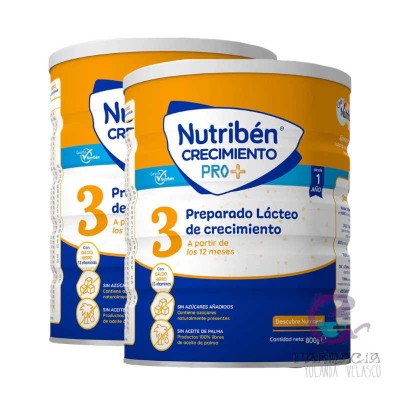 Nutriben Crecimiento 3 2 Envases 800 gr Pack