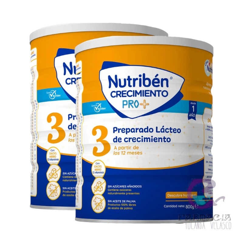 Nutriben Crecimiento 3 2 Envases 800 gr Pack