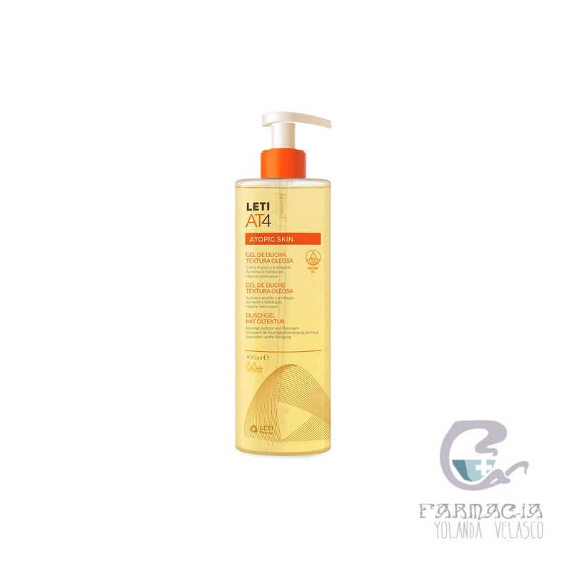 Leti At4 Gel de Ducha Con Textura Oleosa 400 ml