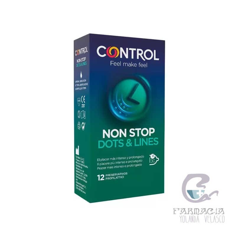 Control Non Stop Preservativos 12 Unidades