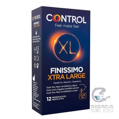 Control Finissimo XL Preservativo 12 Unidades