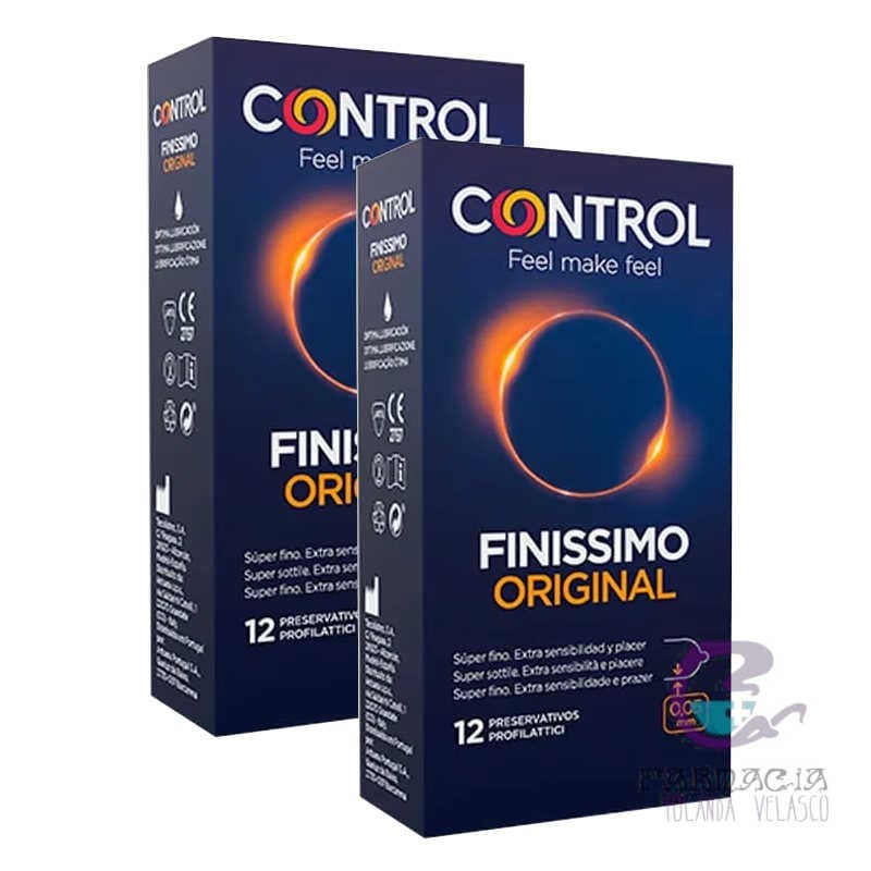 Control Finissimo Preservativos 12 unidades 2 Envases