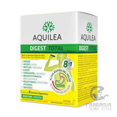 Aquilea Digest Total 24 Sticks 2,5 gr Sabor Manzanilla