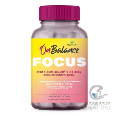 Aquilea OnBalance Focus 60 Gominolas Sabor Cereza
