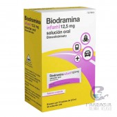 Biodramina Infantil 12,5 mg 12 Sobres Monodosis Solución Oral 2,5 ml