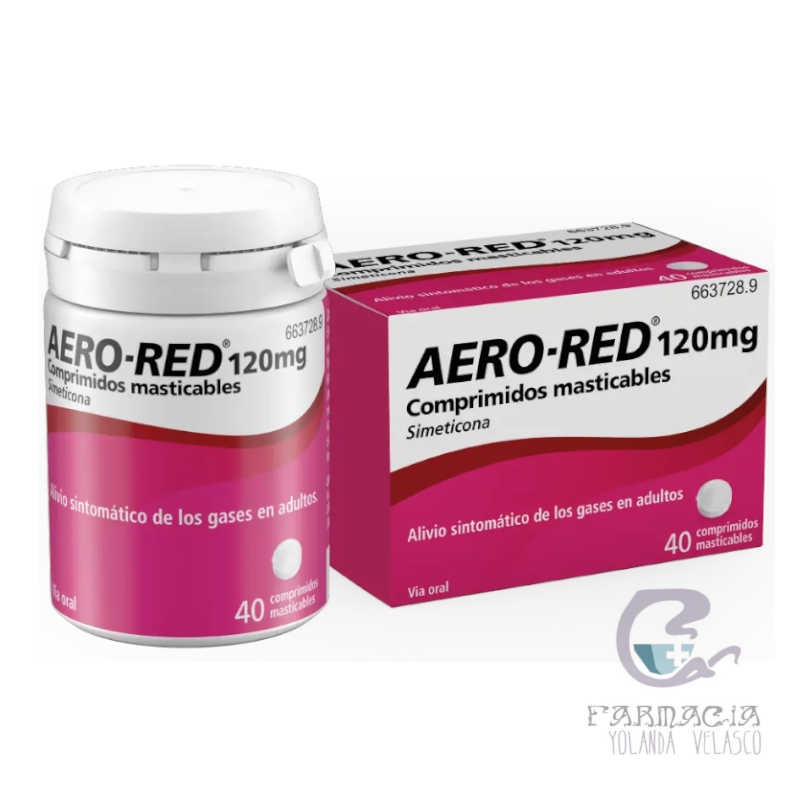 Aero Red 120 mg 40 Comprimidos Masticables