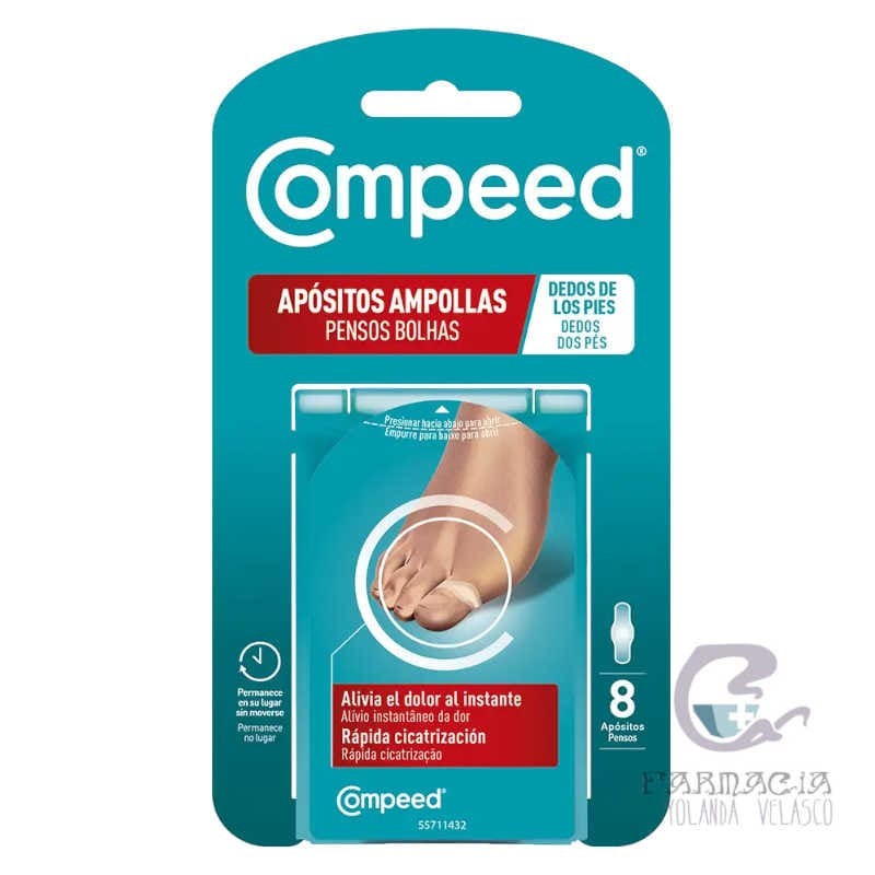 Compeed Ampollas Hidrocoloides Dedos Pies 8 unidades