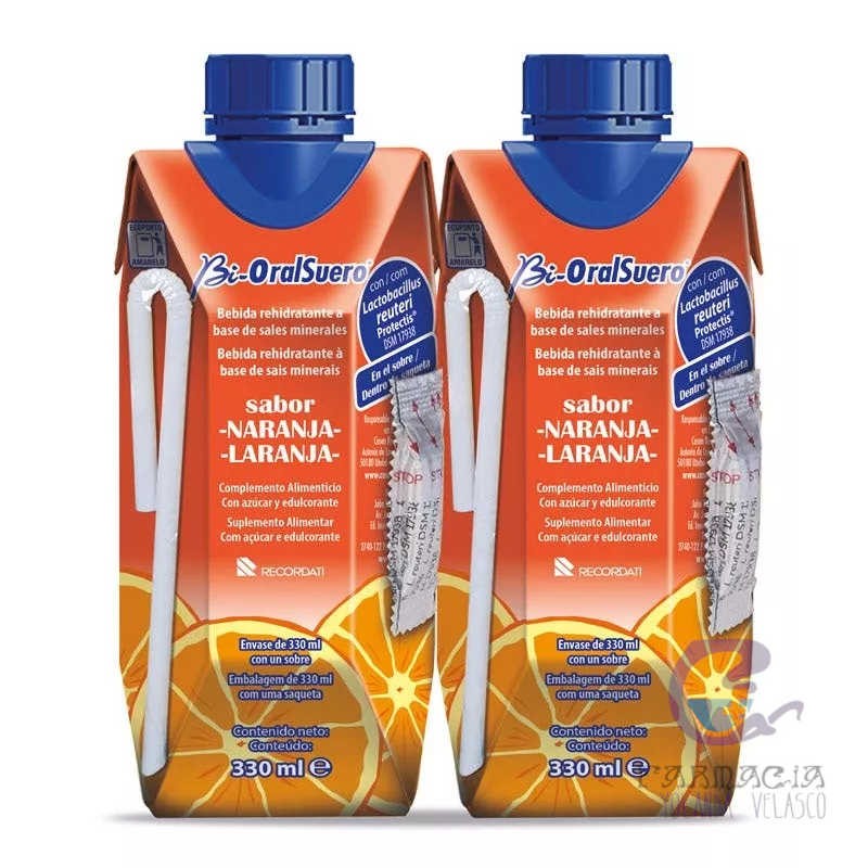 Bioralsuero 330 ml Naranja 2 Tetrabik