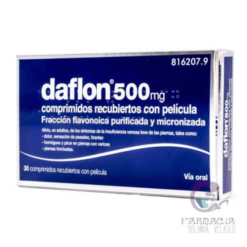 Daflon 500 500 mg 30 Comprimidos Recubiertos