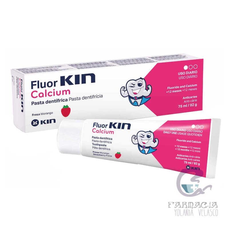 Fluor Kin Calcio Pasta Dentífrica 75 ml