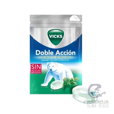 Vicks Caramelos Doble Acción 75 gr Sin Azucar