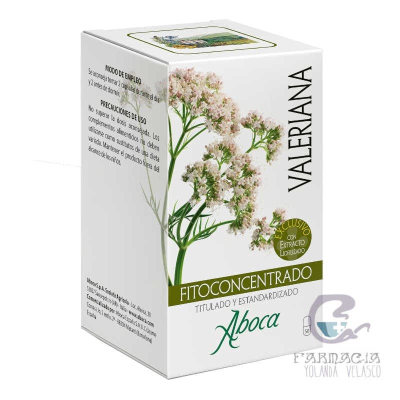 Aboca Valeriana Fitoconcentrado 500 mg 50 Cápsulas