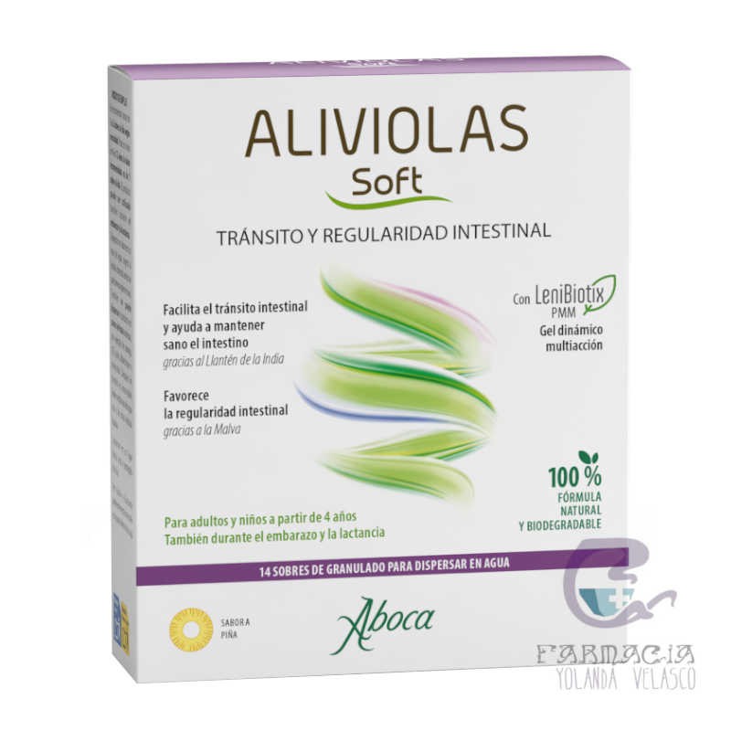 Aliviolas Soft 14 Sobres 3,8 gr Sabor Piña