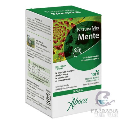 Aboca Natura Mix Advanced Mente 50 Cápsulas
