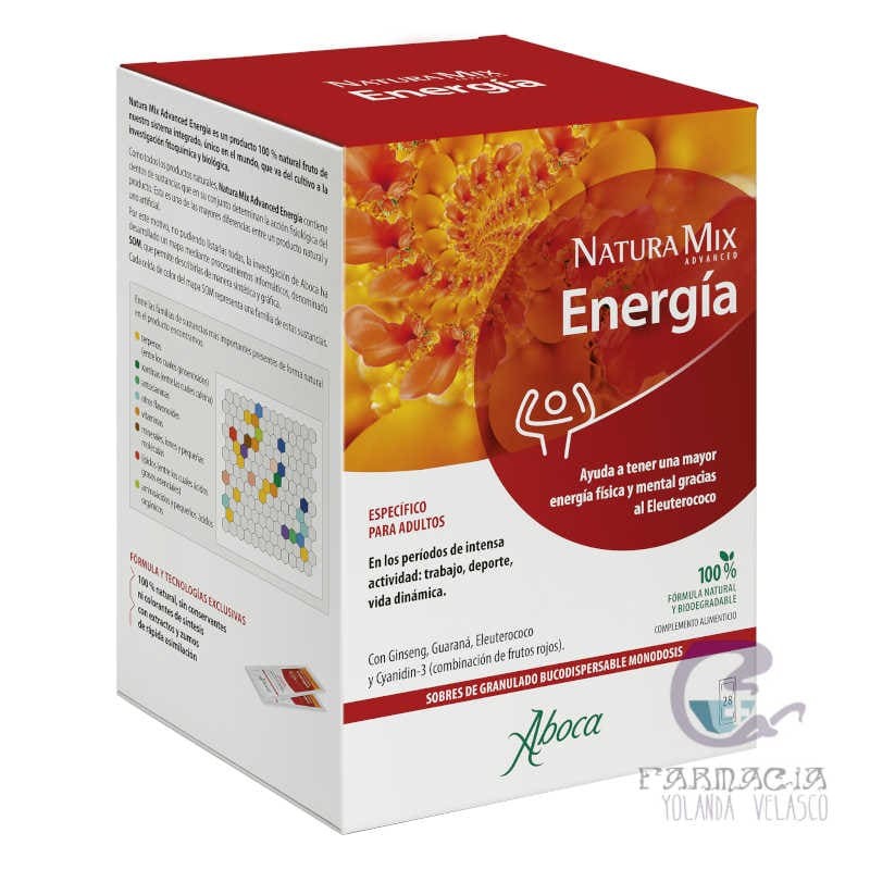 Natura Mix Advanced Energía 20 Sobres Monodosis Bucodispersables