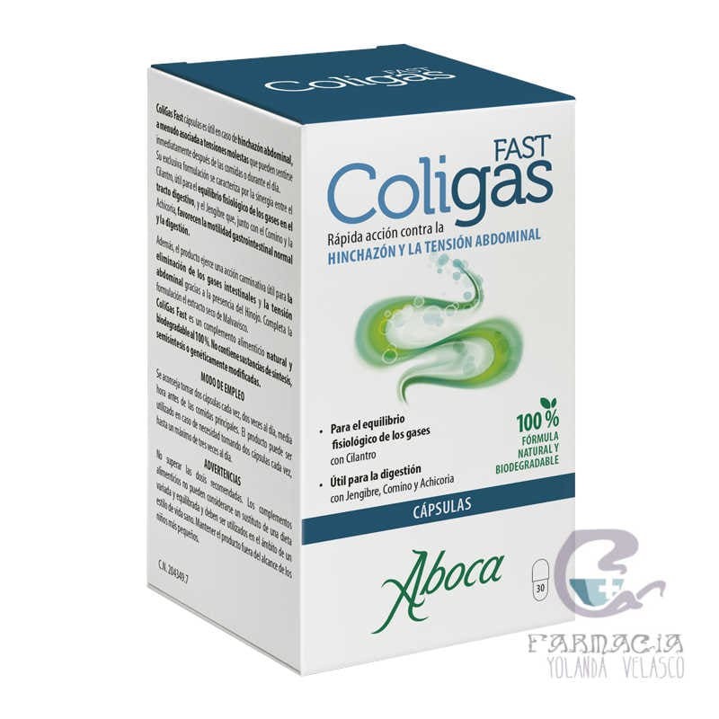 Coligas Fast 30 Cápsulas
