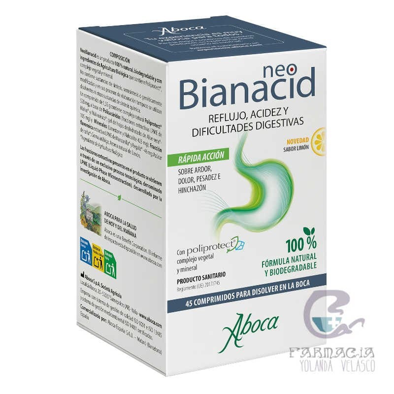 Neobianacid 45 Comprimidos Sabor Limón