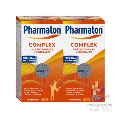 Pharmaton Complex 2 Envases 60 Comprimidos Pack Promocional