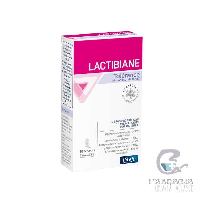 Lactibiane Tolerance Pileje 2.5 g 30 Cápsulas