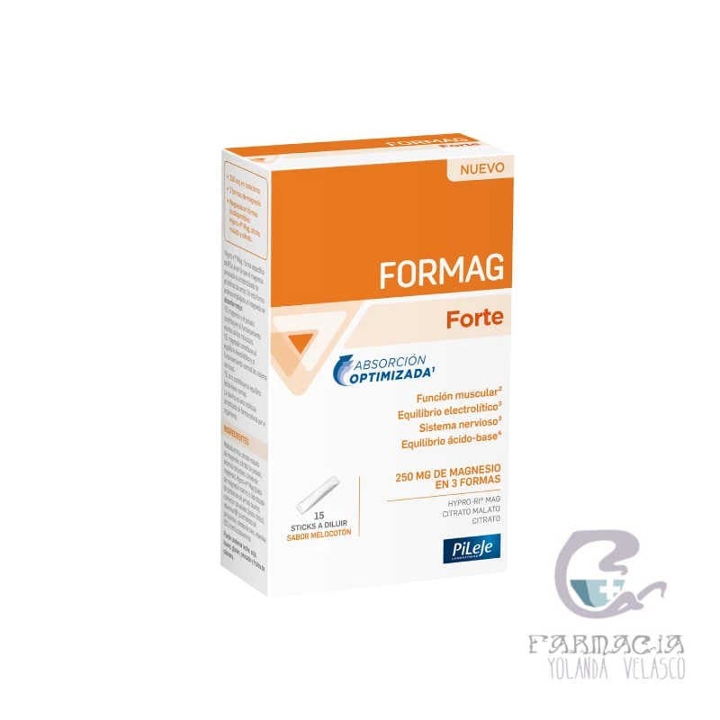 Formag Forte 15 Sticks Sabor Melocotón